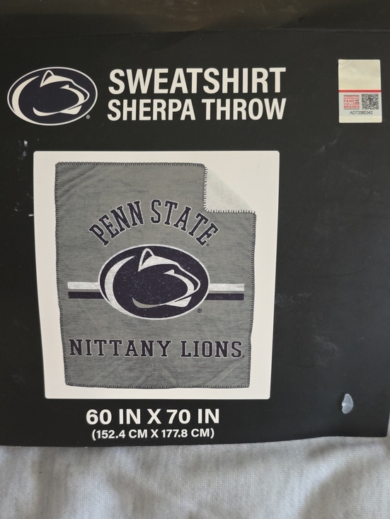 PEGASUS SPORTS Other - PENN STATE (NWT) Sweatshirt Sherpa Throw